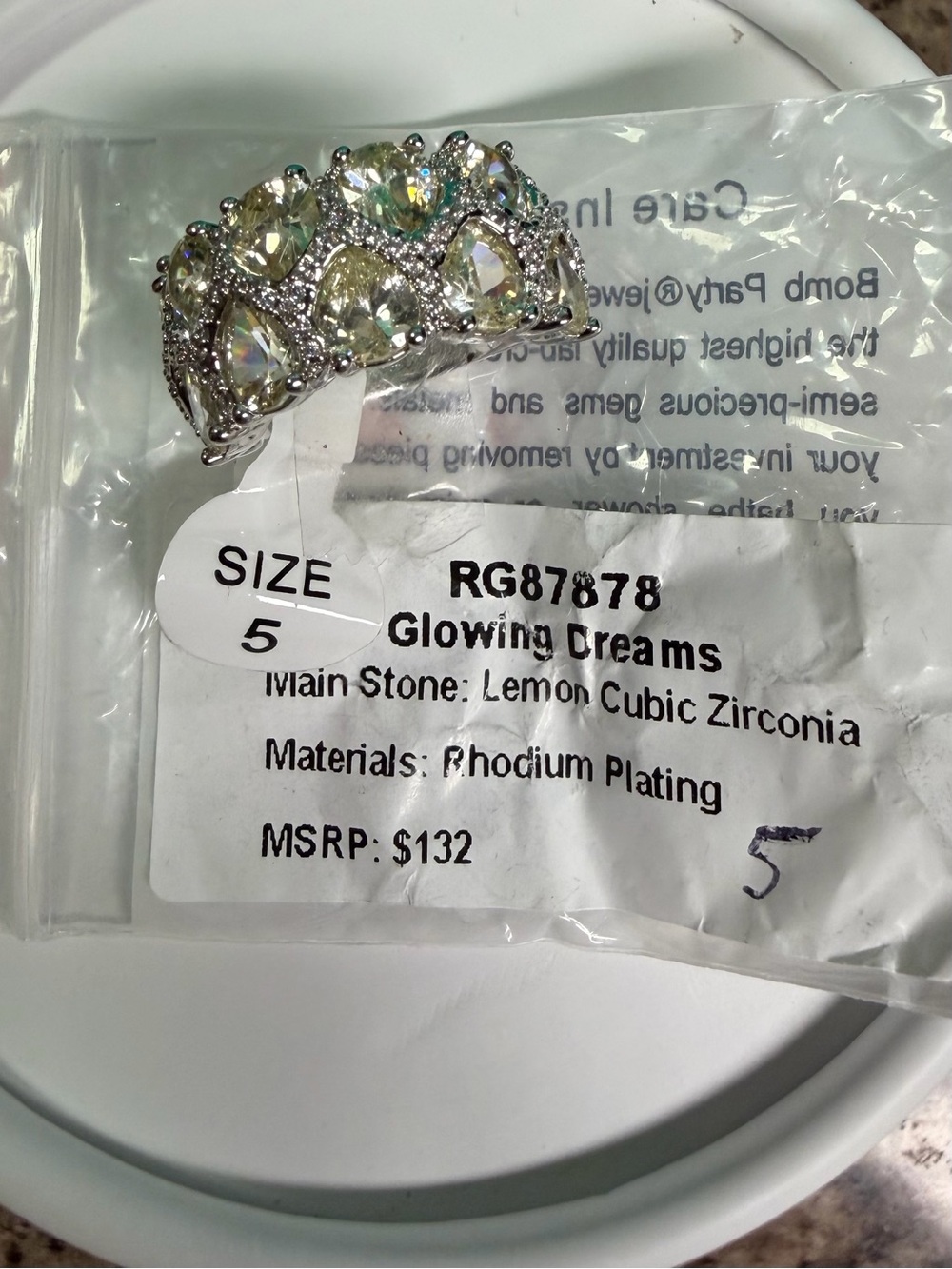 Bomb Party OG size 5 ring